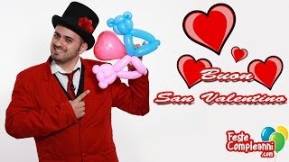 Palloncini Modellabili Orsetti Innamorati  Balloon Teddy Bears  Tutorial 66  Feste Compleanni [upl. by Malamut]