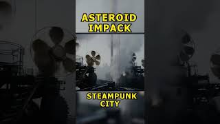 Asteroid vs Steampunk city [upl. by Clifford]