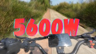 🛴💨5600w Electric Scooter Dual Motors Riding with Yenghome ES06 Off Road Escooterescooters [upl. by Endo]