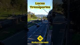 TRANSPORTES LUCAS Fernão Dias Km 35 Atibaia SP rodoviabraziloficial shorts transportes [upl. by Aynotahs]