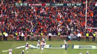 Alabama Missed Field Goal Returned for Auburn Game Winning Touchdown [upl. by Isaak]