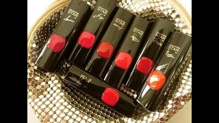 REVIEW amp SWATCHES LOreal Paris Collection Star Reds Lipsticks [upl. by Odnolor]