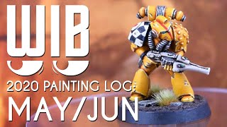 2020 Mini Painting Log MayJune [upl. by Nad]