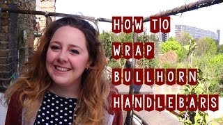 How to wrap bullhorn handlebars  Menna Cycles [upl. by Aruasor]