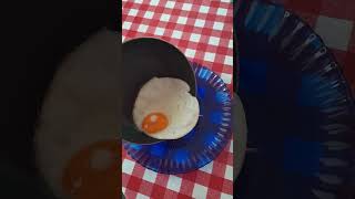 Fried egg eye egg food viralvideo shorts shortvideo trending asmr [upl. by Enovahs]