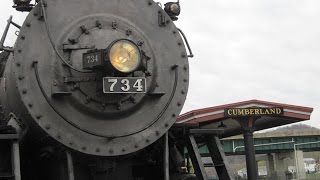 Western Maryland Scenic Railroad 734 The Final Excursion [upl. by Nnauol882]