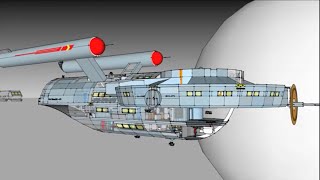 Star Trek quotSparrowquot class USS Vortex NCC973 fanmade [upl. by Clerissa481]