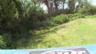 MF135 cutting a ditch with a topping mower [upl. by Muire]