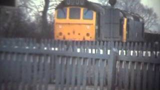 Limestone train at Endon in 1976 [upl. by Eemyaj62]