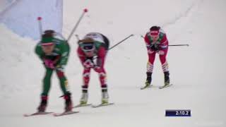 Dahria Beatty 14 final Lahti World Cup sprint 2019 [upl. by Kelam]