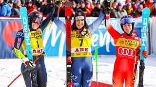 FIS Alpine Ski World Cup  Womens Giant Slalom Run 2  Are SWE  2024 [upl. by Eltsyek]