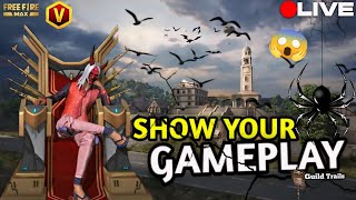 SHOW your Gameplay 🔥Room Naadhi Gameplay Needhi 💙KSS freefiremax live [upl. by Nesahc]