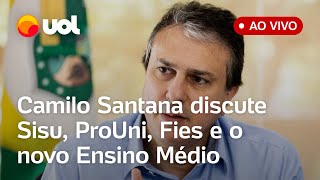 🔴 Camilo Santana fala ao vivo com senadores sobre falhas no Sisu 2024 Enem e o novo ensino médio [upl. by Rochemont284]