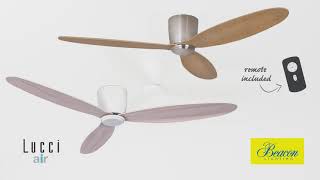 Lucci air  Ceiling fan AIRFUSION RADAR  remote control [upl. by Haida482]