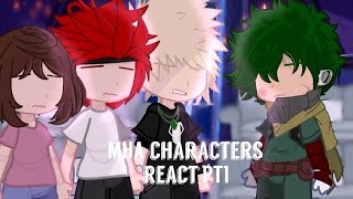 MHA characters react to Part1Angst [upl. by Yorztif]