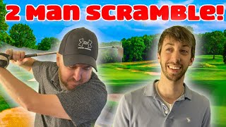 CAN WE SHOOT UNDER PAR  High Handicap Golf Scramble [upl. by Gilges]