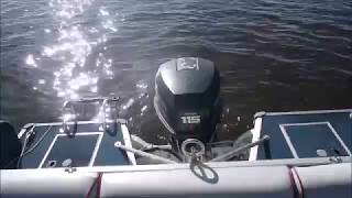 Evinrude 115 grinding knocking rattling noise Diagnosis and Quick Fix [upl. by Artie]