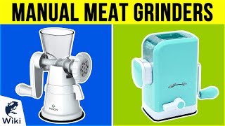 10 Best Manual Meat Grinders 2019 [upl. by Halyhs]