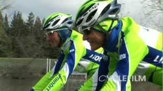 Tour of California 2009  Liquigas Training with Nibali and Basso [upl. by Cthrine707]