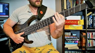 Magnetar  Mark Lettieri Cover amp Transcription  Bass Progression 835 Hours [upl. by Oile]