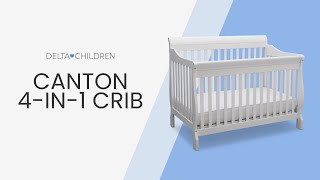 Canton 4in1 Crib by Delta Children [upl. by Nidroj932]