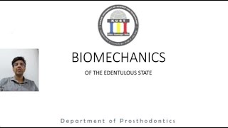 Biomechanics of the Edentulous State [upl. by Ainoyek1]