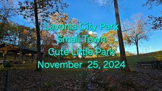 Lavonia City Park Small Town Cute Little Park  November 25 2024 [upl. by Maia]