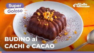 BUDINO ai CACHI e CACAO soli 2 ingredienti per un dolce al cucchiaio SPETTACOLARE 🍮😋 [upl. by Gale]