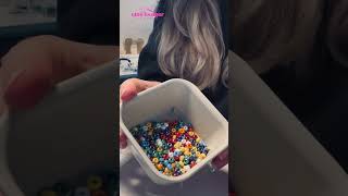 Bead with Me Quiet ASMR Bracelet Making  HalloweenInspired Designs amp Relaxation asmr beading [upl. by Tsenre313]