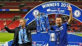 Chelsea 20 Spurs League Cup Final 2015 Highlights [upl. by Erialc]