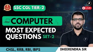 Computer Most Expected Questions Set  2  SSC CGL CHSL Important Questions by Dheerendra Sir [upl. by Naig]