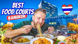 5 OF BANGKOKS BEST FOOD COURTS 🇹🇭 MBK Siam Paragon Terminal 21 and More [upl. by Akir]