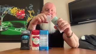 Mens Deodorant Review  Degree  Axe  Gillette  Old Spice [upl. by Hcone]