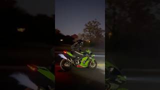 Ninja ZX10R massive flames at night🔥 [upl. by Pepito]