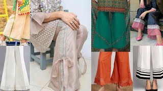 New Bell Bottoms design 2024  Bell Bottoms trousers designs Simple and Stylish plaazoo trousers [upl. by Stannwood]