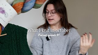 What I knit in October I season 2 episode 3 [upl. by Blumenthal]