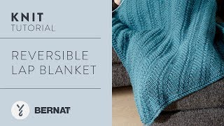 Knit Reversible Lap Blanket [upl. by Abrahams]