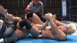 20090603 BEST OF THE SUPER Jr ABLOCK PRINCE DEVITT vs AOKI [upl. by Euqina]