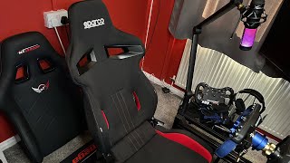 Sparco R333 racing seat on the GT Omega Prime cockpit [upl. by Howund]