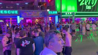 NIGHTLIFE Laganas Zante June 9th 2022 [upl. by Aninad878]