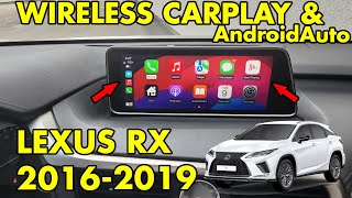 Wireless CarPlay and AndroidAuto in Lexus RX 2016 2017 2018 and 2019 model years [upl. by Marjory728]