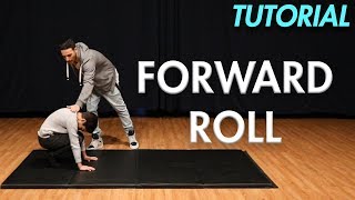 How to do a Forward Roll Beginner Gymnastics Tutorial  MihranTV [upl. by Tdnarb]