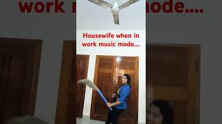 Housewife when work music mode🤣 shortfeed rap shorts music viralvideo viralshorts funny yt [upl. by Emma]