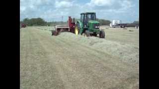 Freeman 270 Side Feed Baler San Antonio TX Sept 2012 [upl. by Edieh179]