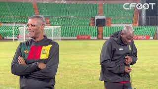 CAMEROUN  NAMIBIE  SÉANCE D’ENTRAÎNEMENT DES LIONS INDOMPTABLES À GAROUA [upl. by Rebmetpes669]