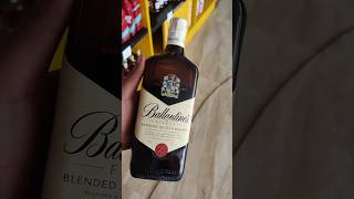 alcohol  Ballantines Finest blended scotch🍻 [upl. by Einobe]