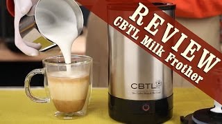 CBTL Stainless Steel Milk Frother Review [upl. by Nnylodnewg579]