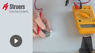 Lectropol5 Electrolytic metallographic preparation of small and irregular metal samples [upl. by Aveer]