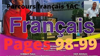 parcours français 1AC pages 98 et 99Identifier les informations situationnelles dans un récit [upl. by Acebber]