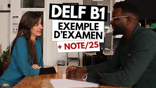 DELF B1  production orale nouveau modèle  note 25  conseils vidéo 55 [upl. by Rednaeel610]